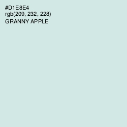 #D1E8E4 - Granny Apple Color Image